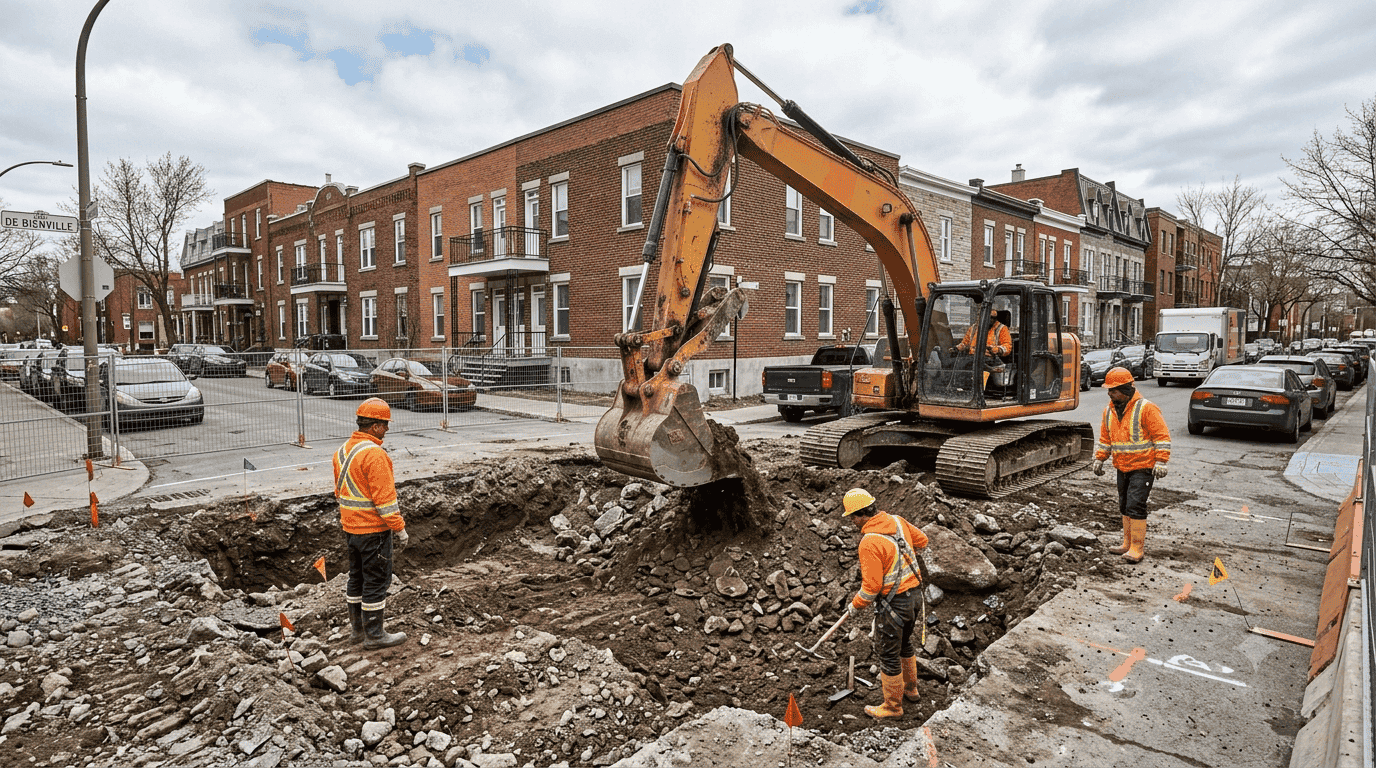 Excavation résidentielle par Excavation Montréal